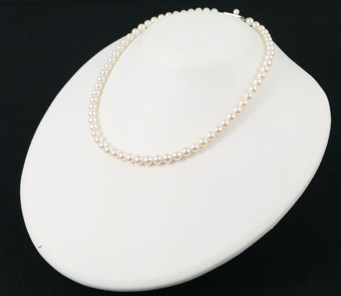 ミキモト ネックレス パール アコヤ真珠 5.5-5.8mm   シルバー 