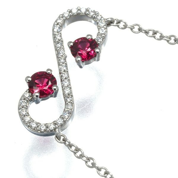 ティファニー ネックレス ルビー ダイヤ エンチャント スクロール  Pt950 