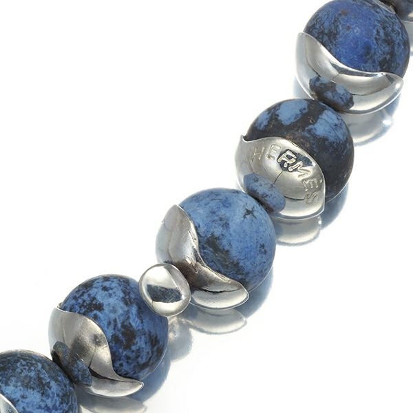 レア品 エルメス ネックレス デュモルチェライト   シルバー925 ソーティング