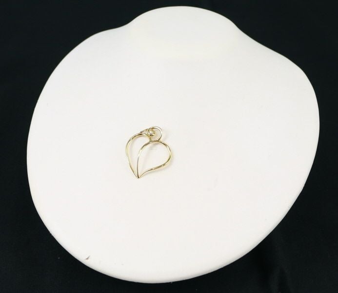 ティファニー ペンダントトップ  アップルハート  K18YG 