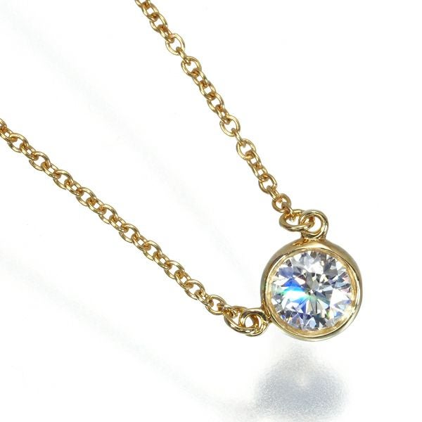 ティファニー ダイヤネックレス ダイヤモンド 0.25ct程 バイザヤード K18YG 