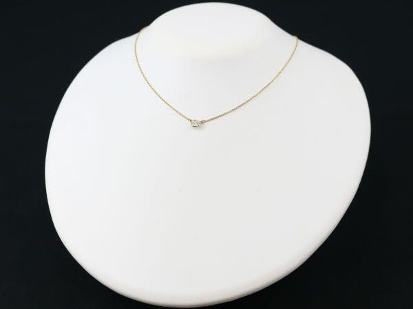 ティファニー ダイヤネックレス ダイヤモンド 0.25ct程 バイザヤード K18YG 