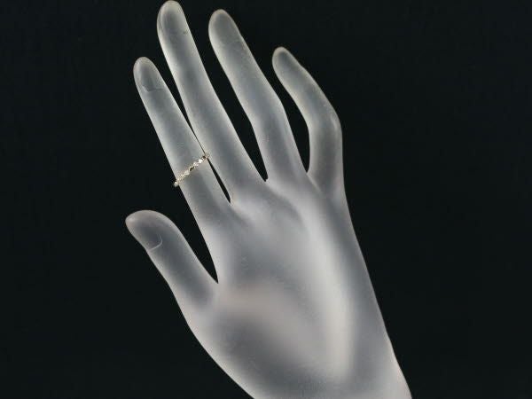 組曲 ダイヤリング ダイヤモンド ハート ピンキー 5号 K10YG 