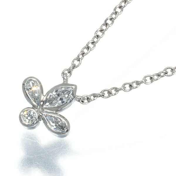 ティファニー ダイヤネックレス ダイヤモンド フルールドリス Pt950 