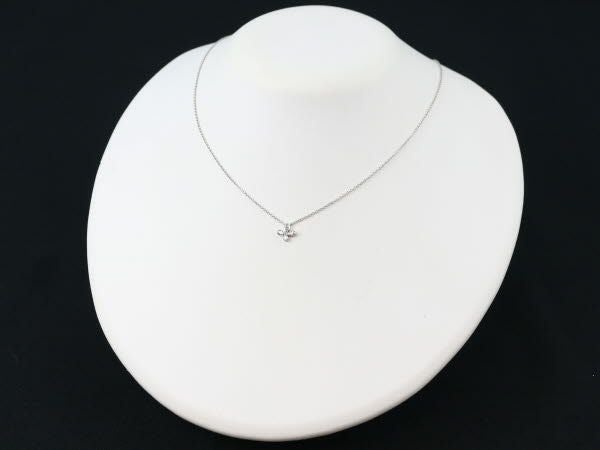 ティファニー ダイヤネックレス ダイヤモンド フルールドリス Pt950 