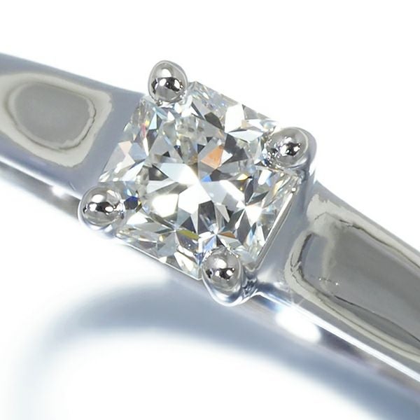 ティファニー ダイヤリング ダイヤモンド 0.43ct H VVS1 EX ルシダ ソリティア Pt950 鑑