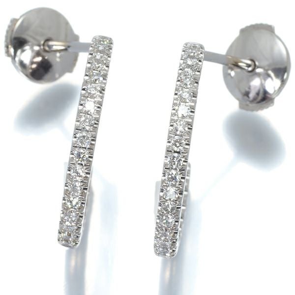 デビアス ダイヤピアス ダイヤモンド フープ K18WG