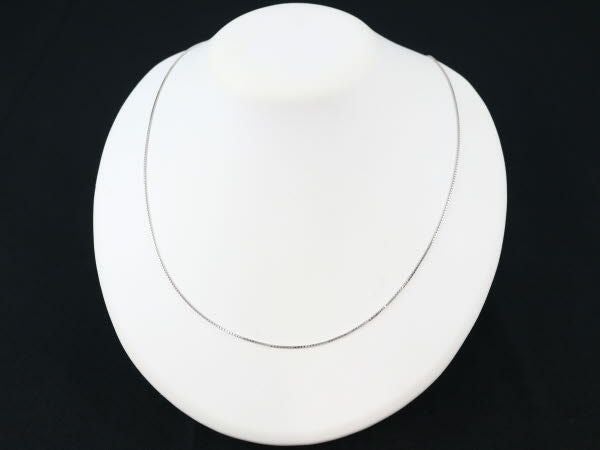 ラソマ チェーンネックレス ベネチアン ロング 70cm Pt850 