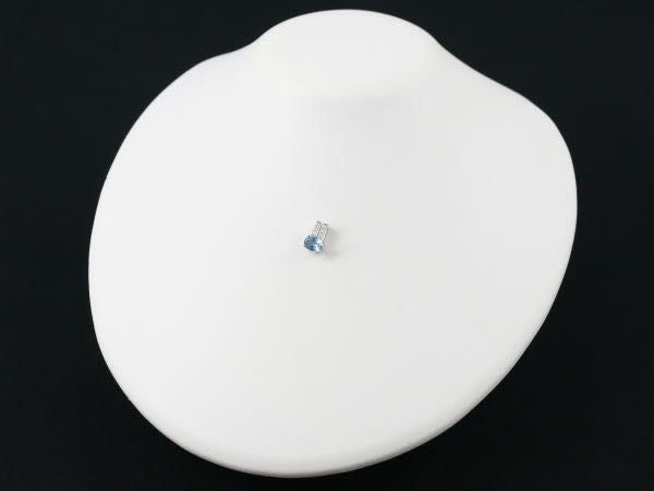 TASAKI タサキ ペンダント トップ アクアマリン 0.82ct ダイヤ ダイヤモンド Pt900 