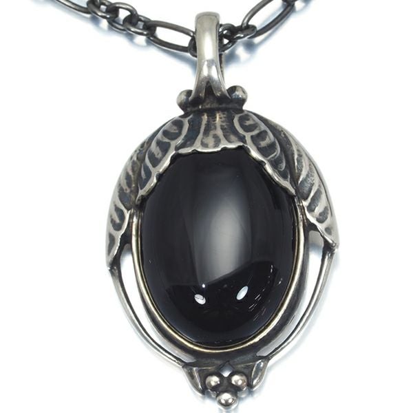 ジョージジェンセン ネックレス ブラックアゲート ヘリテージ 2010 SV925 