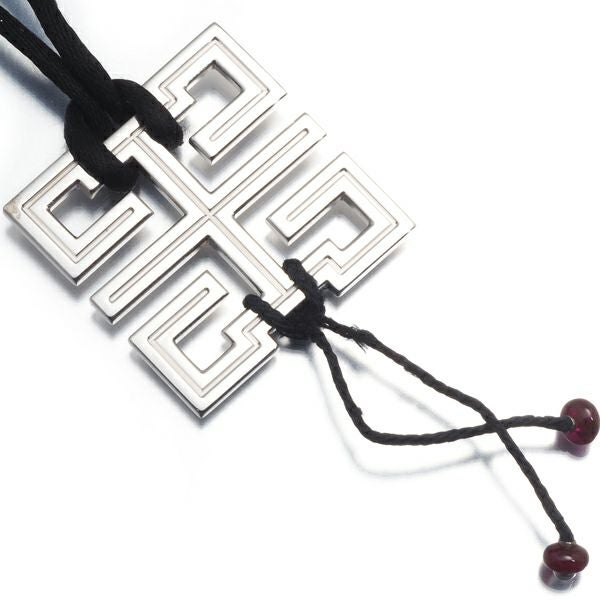 カルティエ ネックレス ルビー ウィッシュノット ドラゴン  K18WG/コード 