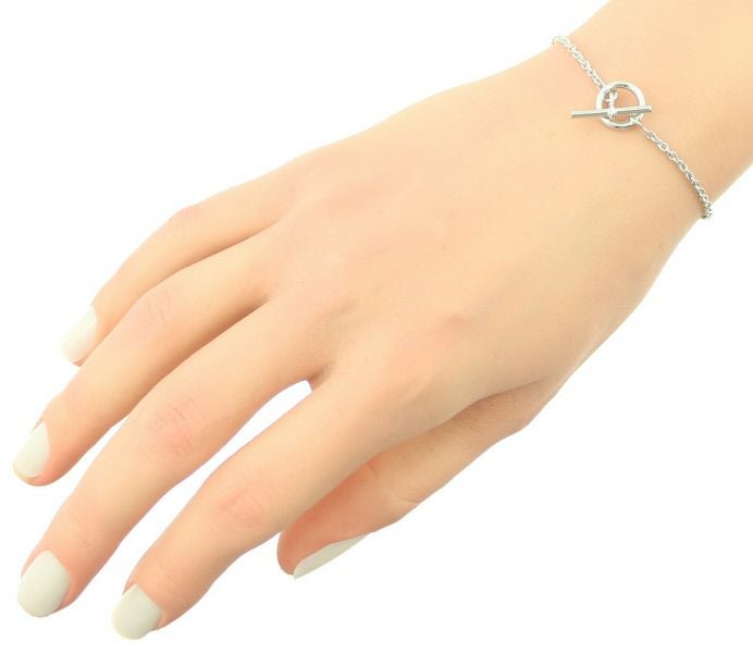 エルメス ブレスレット グレナン チェーン SM K18WG 