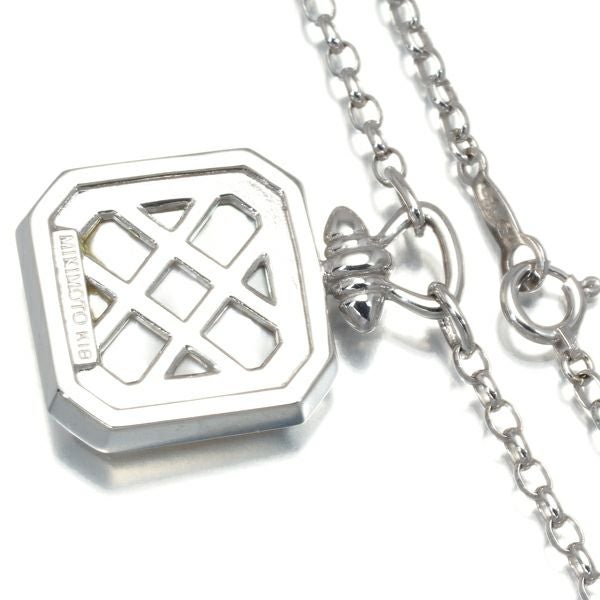 ミキモト ネックレス シェル ピクウェ  ロング K18YG/WG 