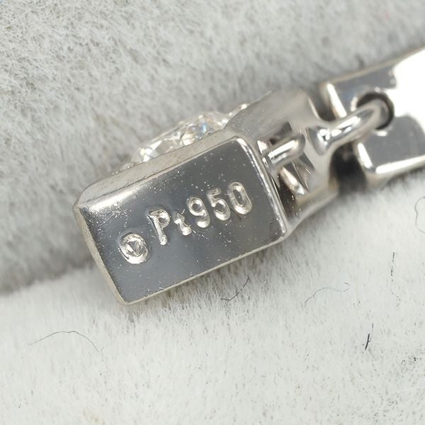 ヴァンドーム ネックレス ダイヤ  スクエア Pt950/Pt850 