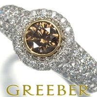 カシケイ リング ダイヤ 0.534ct/0.70ct ワンストーン 12.5号  Pt900/K18YG 