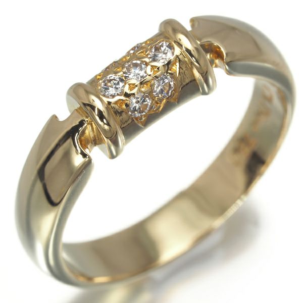 ディオール リング ダイヤ  9号 K18YG 