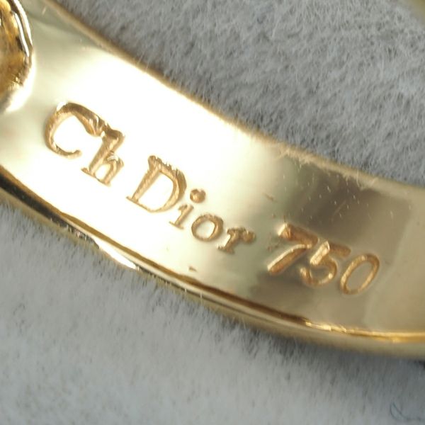 ディオール リング ダイヤ  9号 K18YG 