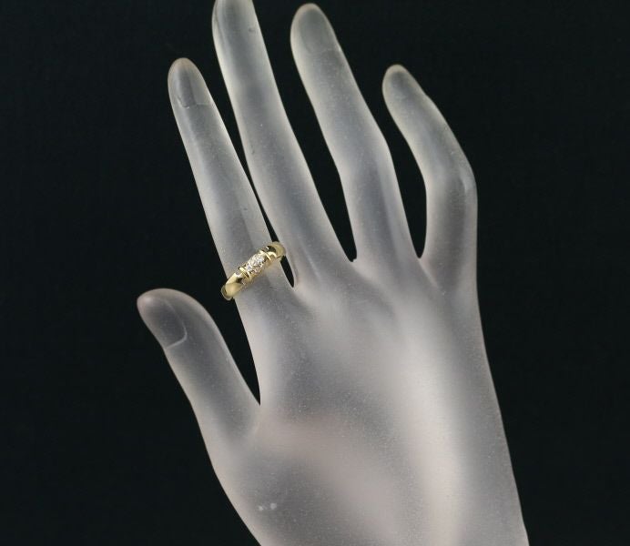 ディオール リング ダイヤ  9号 K18YG 