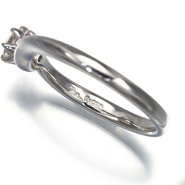 スタージュエリー リング ダイヤ 0.250ct/0.03ct  11号 Pt950 ソーティング