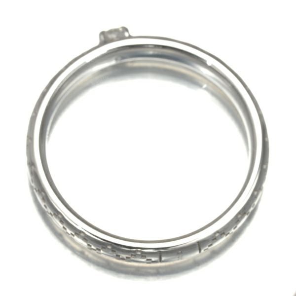 グッチ リング ダイヤ ディアマンティッシマ 8号 K18WG 