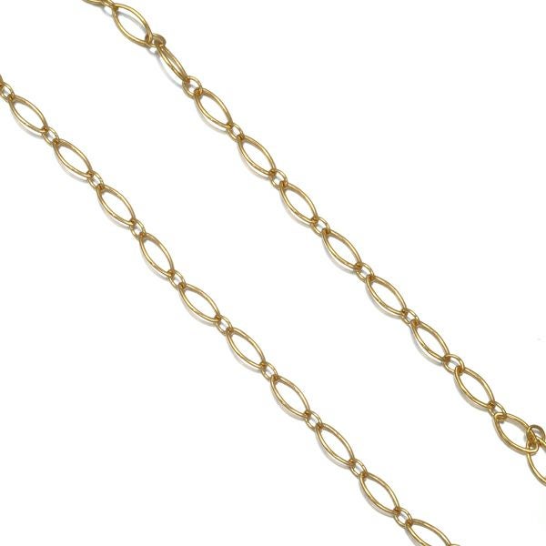 ティファニー チェーンネックレス オーバルリンク 51cm K18YG 