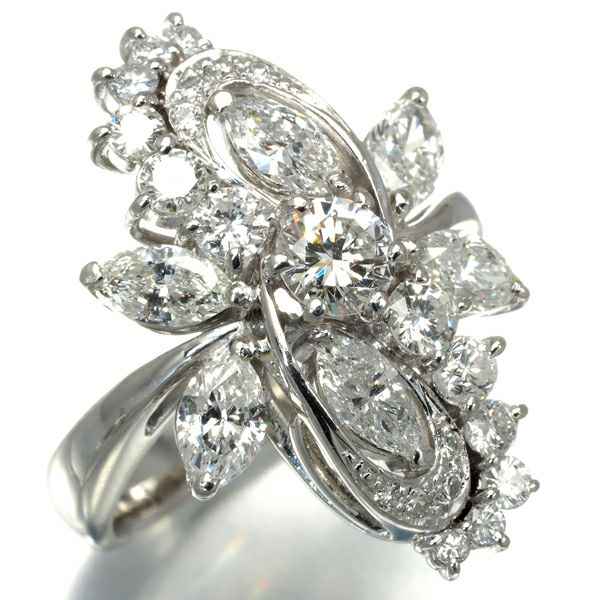 ダイヤ 0.393ct/2.06ct   リング Pt900 