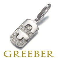 ブルガリ ペンダントトップ ダイヤ パレンテシ チャーム K18WG 