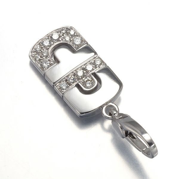 ブルガリ ペンダントトップ ダイヤ パレンテシ チャーム K18WG 