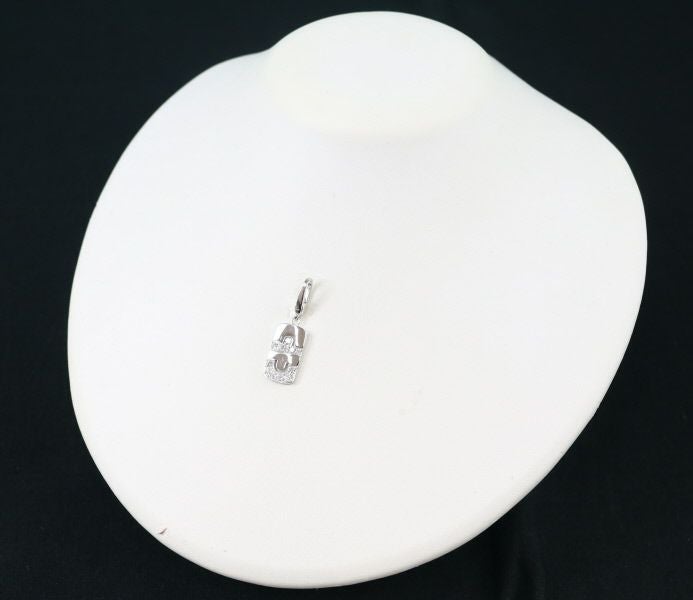 ブルガリ ペンダントトップ ダイヤ パレンテシ チャーム K18WG 
