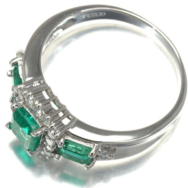 エメラルド 1.02ct ダイヤ 0.23ct   リング Pt900 
