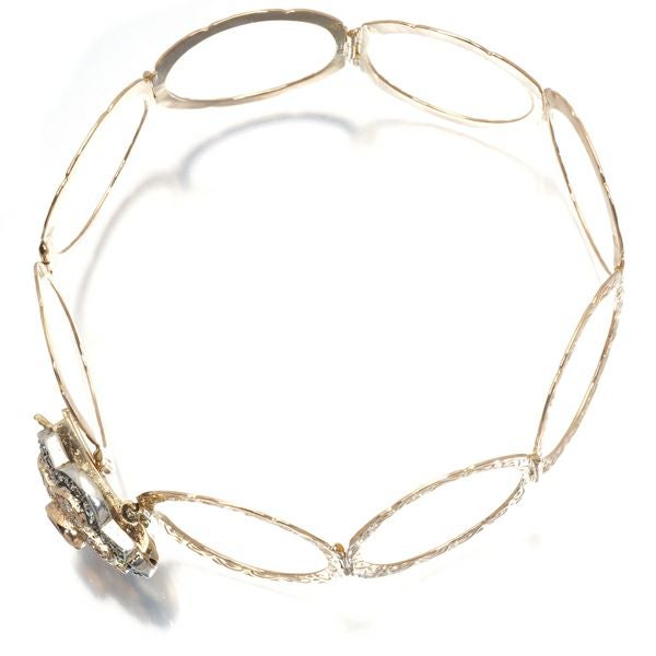 アンティーク ルビー ダイヤ  リング兼ブレスレット K18PG/シルバー925 