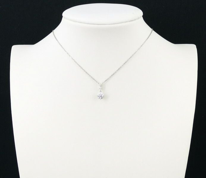 ヴァンドーム ネックレス ダイヤ 0.355ct/0.02ct Pt950/Pt850 