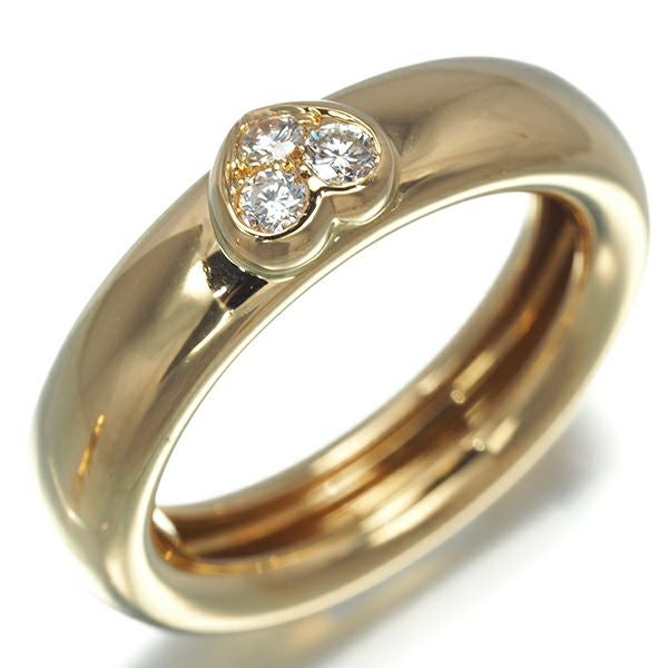 ティファニー リング ダイヤ フレンドシップ ハート 10.5号 K18YG 