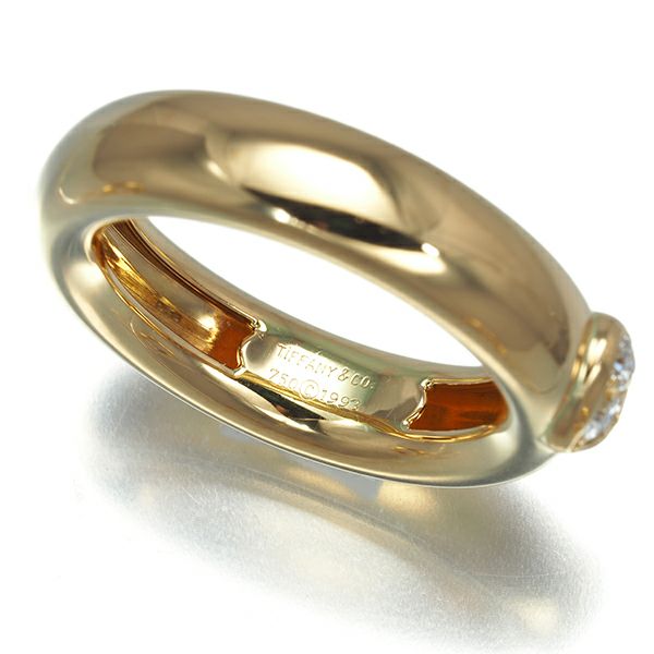 ティファニー リング ダイヤ フレンドシップ ハート 10.5号 K18YG 