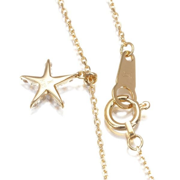 ヴァンドーム ネックレス ダイヤ  スター K18YG 