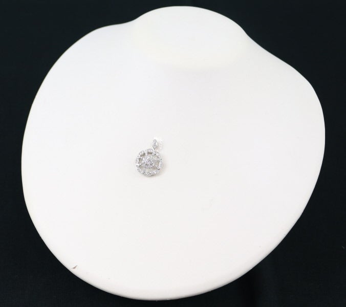 ダイヤ 0.446ct/0.58ct サークル  ペンダントトップ Pt900 