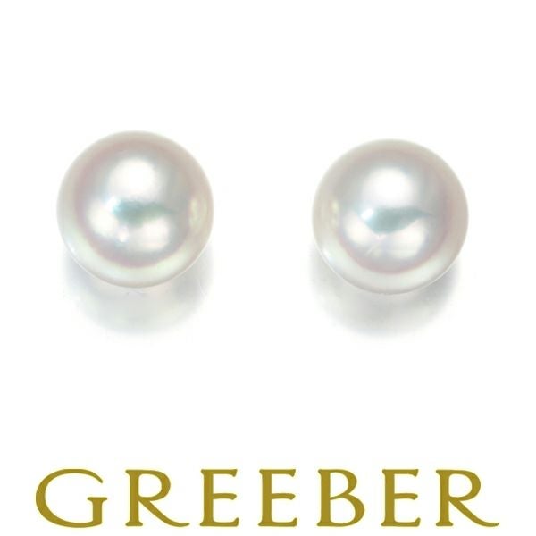 タサキ ピアス パール アコヤ真珠 7.5mm K18WG 