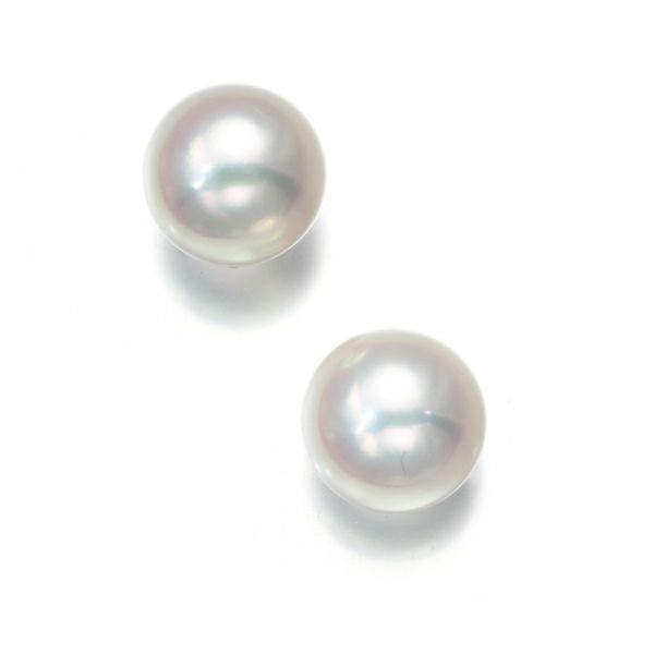 タサキ ピアス パール アコヤ真珠 7.5mm K18WG 