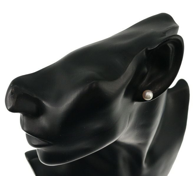 タサキ ピアス パール アコヤ真珠 7.5mm K18WG 