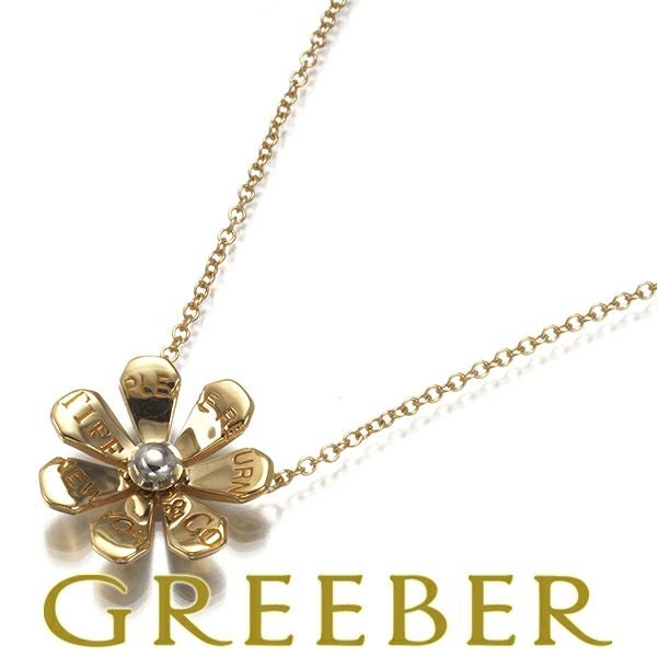 ティファニー ネックレス リターントゥティファニー ラブバグズ フラワー K18YG/シルバー925 