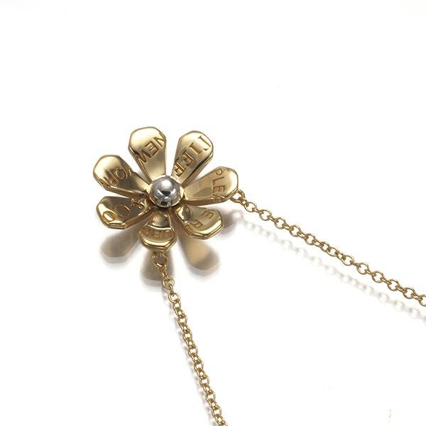 ティファニー ネックレス リターントゥティファニー ラブバグズ フラワー K18YG/シルバー925 