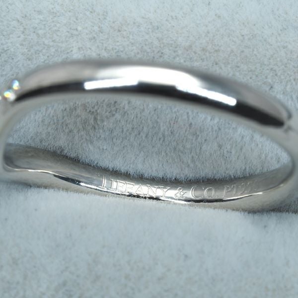 ティファニー リング ダイヤ カーブドバンド 9P 7号 Pt950 