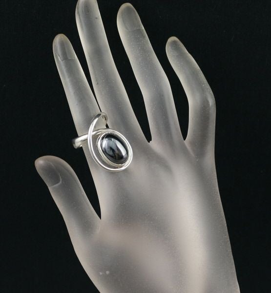 ジョージジェンセン リング ヘマタイト HaH 10号 シルバー925 