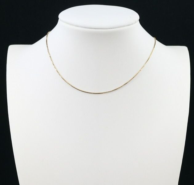 ヴァンドーム チェーンネックレス  ベネチアン 45cm K18YG 