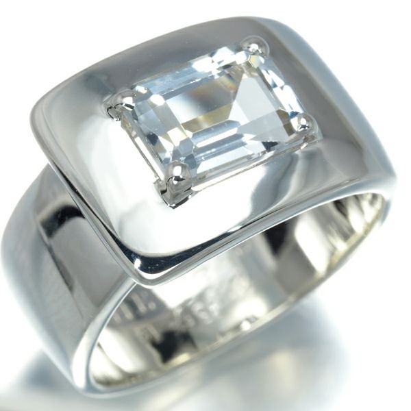 エルメス リング ホワイトトパーズ  51号 シルバー925 