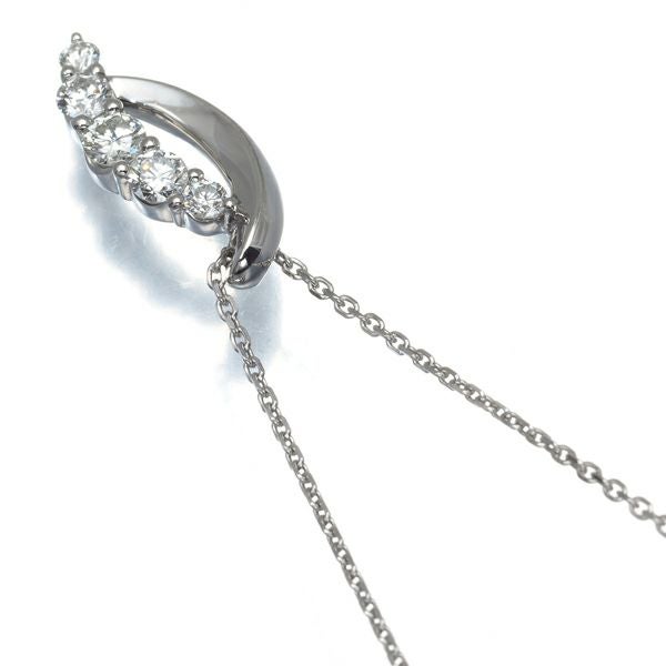 4℃ ネックレス ダイヤ 5P Pt850 