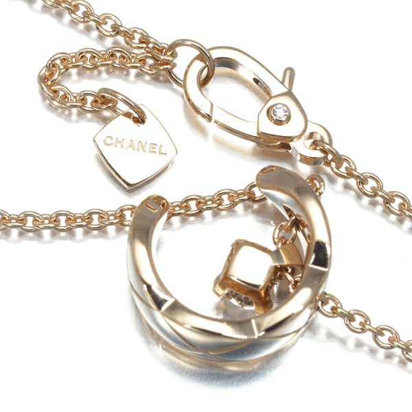 シャネル ネックレス ダイヤ ココクラッシュ  K18PG 保証書