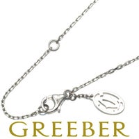 カルティエ チェーンネックレス   2Cチャーム 46cm K18WG 