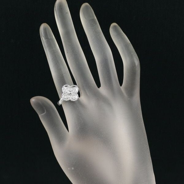 ヴァンクリーフ&アーペル リング ダイヤ ヴィンテージアルハンブラ 51号 K18WG 未修理証明書