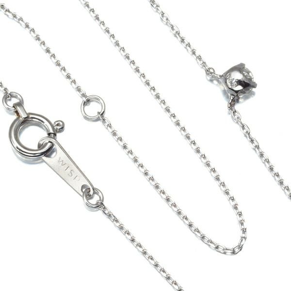 ウィスプ ネックレス ダイヤ 0.10ct 一粒 Pt950/Pt850 